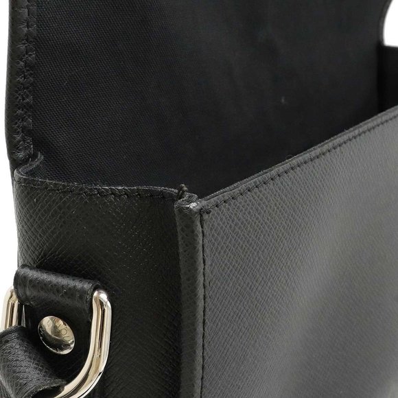 LOUIS VUITTON Louis Vuitton Taiga Andrey Shoulder Bag Leather Ardoise Black M... - Picture 6 of 7